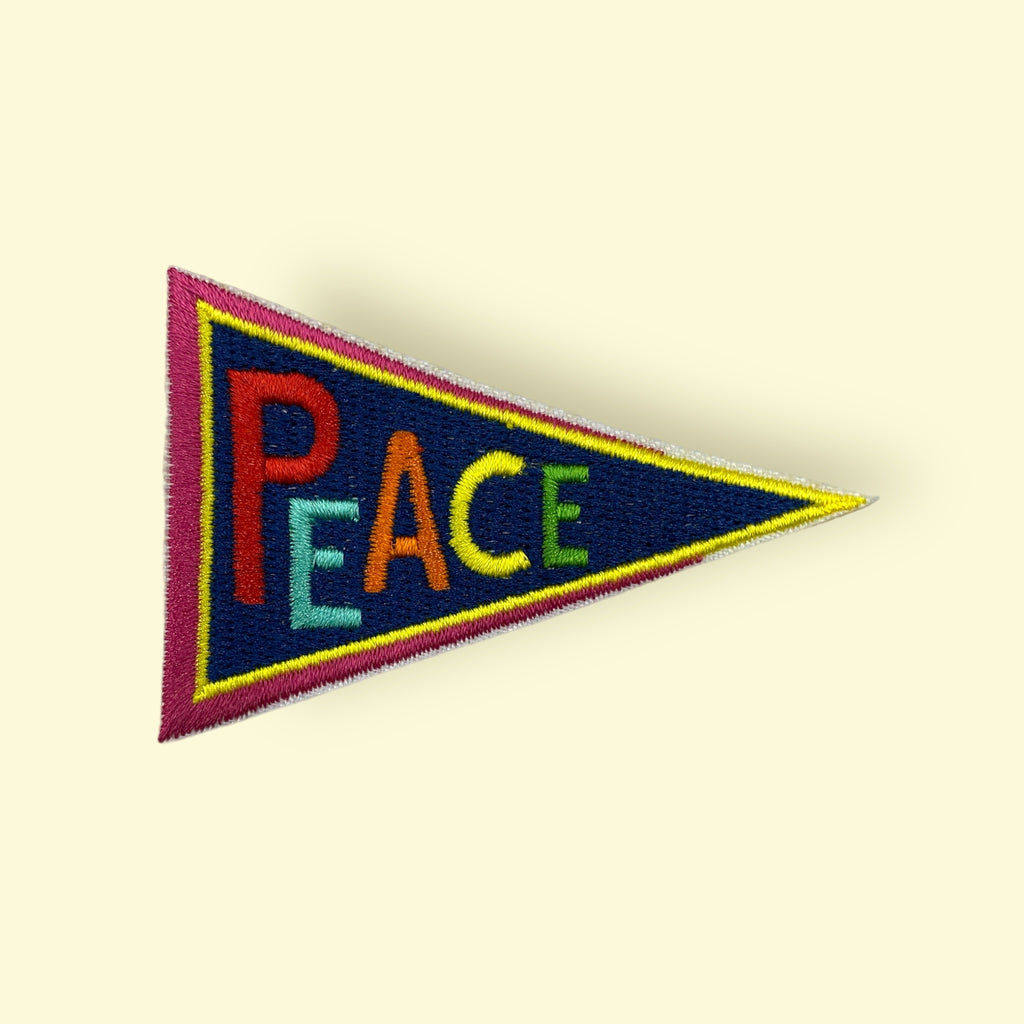 PEACE FLAG HAT PATCH