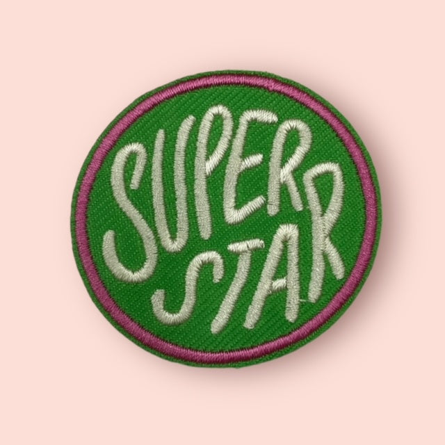 SUPER STAR HAT PATCH