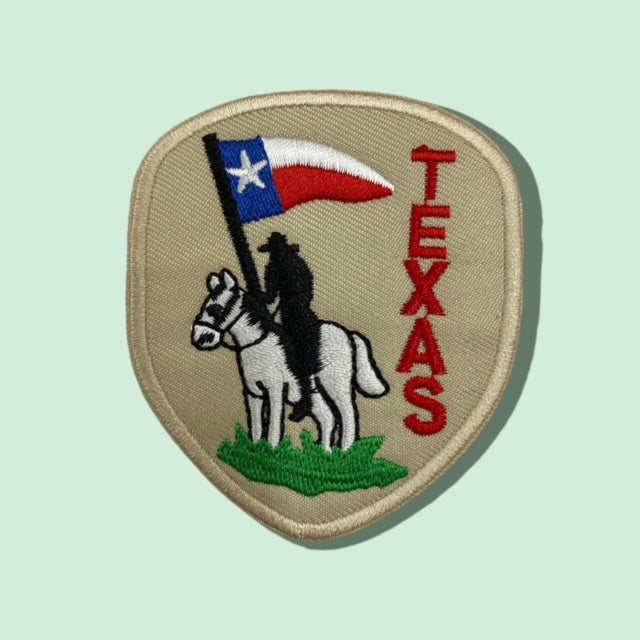 TEXAS COWBOY HAT PATCH