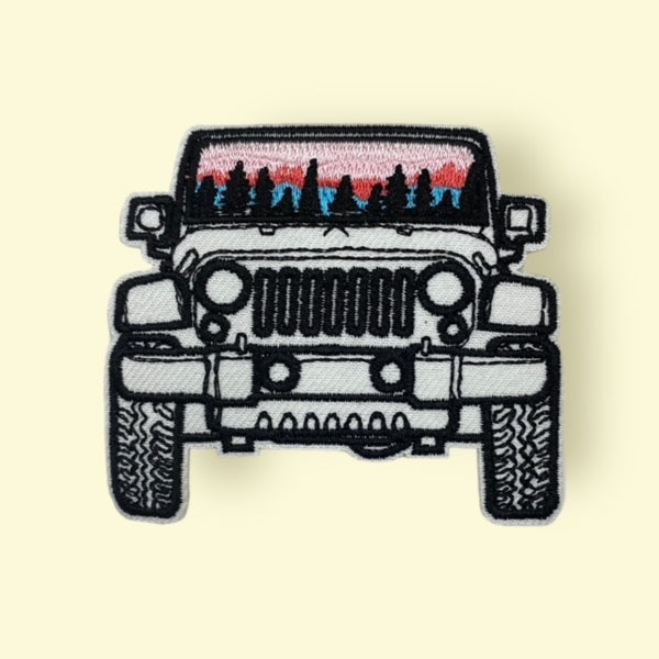 SUNSET JEEP HAT PATCH