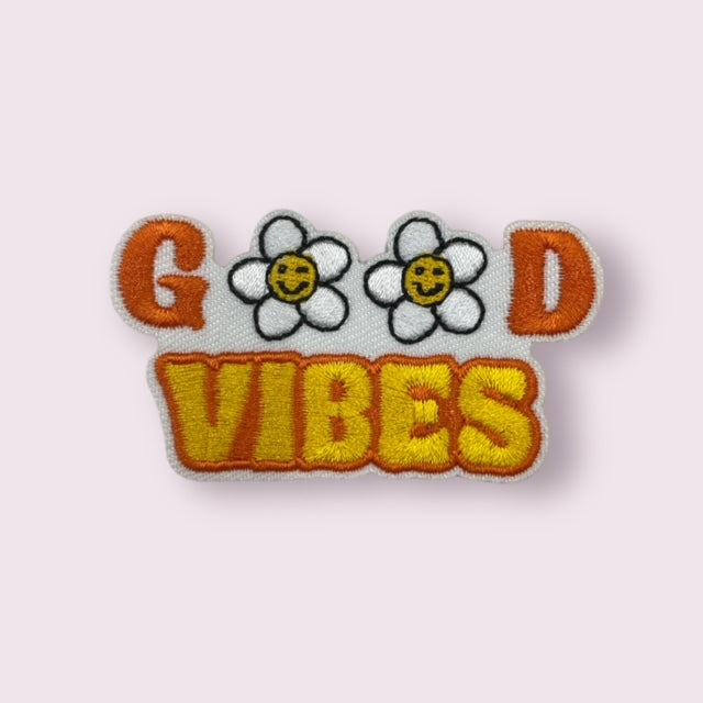 GOOD VIBES HAT PATCH