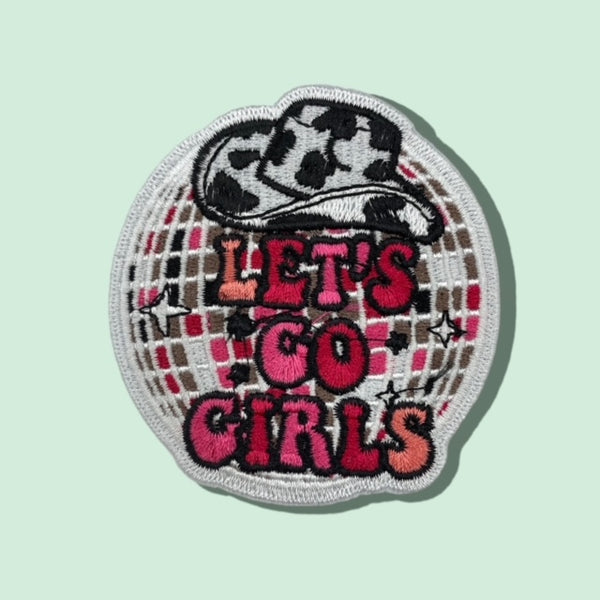 LETS GO GIRLS HAT PATCH