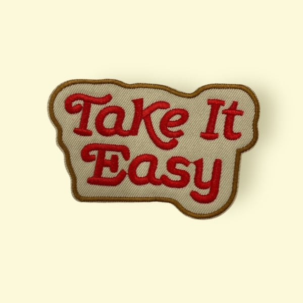 TAKE IT EASY HAT PATCH