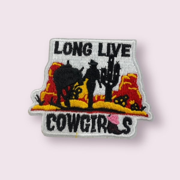 LONG LIVE COWGIRLS HAT PATCH