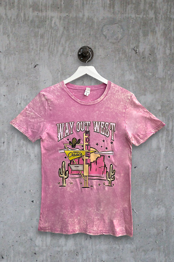 LBL WASH DTF WAY OUT WEST - WASHED PINK