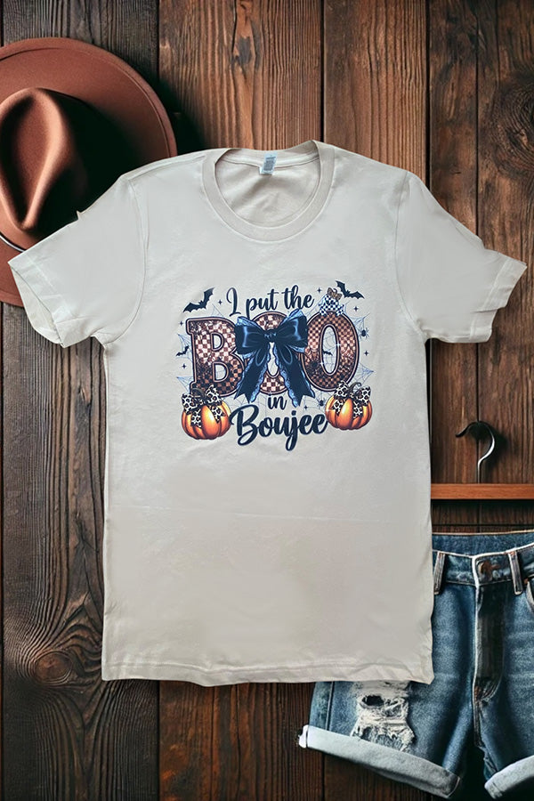 BC DTF I PUT THE BOO IN BOUJEE - TAN