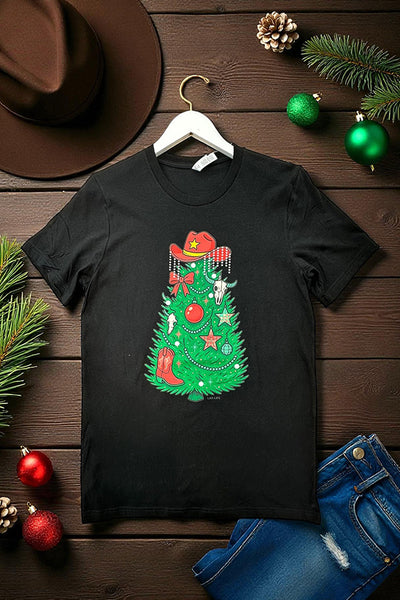 BC DTF WESTERN TREE - BLACK