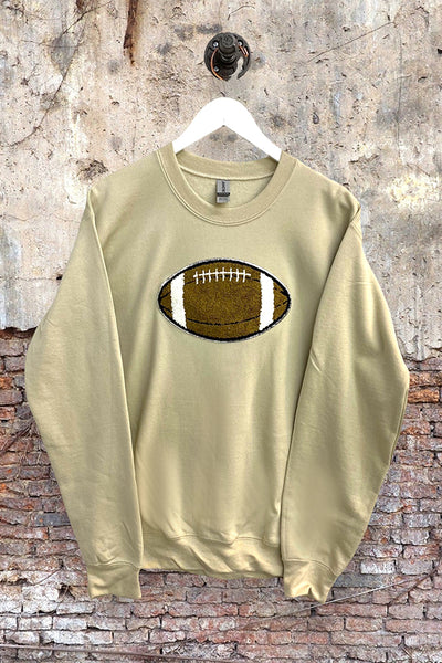 GILDAN PATCH FOOTBALL - TAN