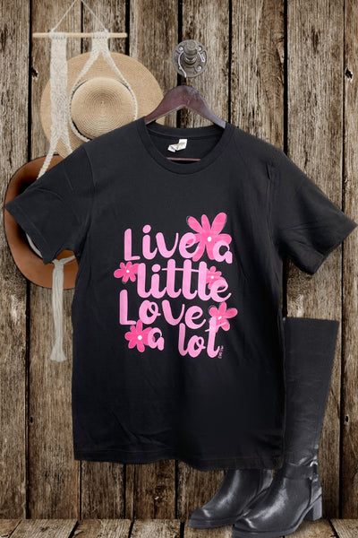 BC DTF LIVE A LITTLE LOVE A LOT - BLACK