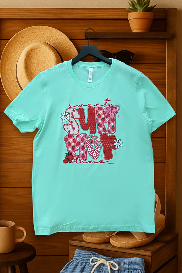 BC DTF SUMMER STRAWBERRY VIBES - MINT