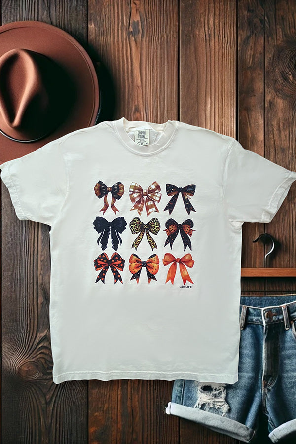 CC DTF HALLOWEEN BOWS - IVORY