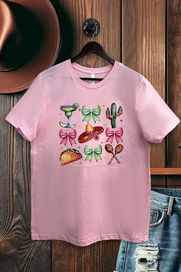 BC DTF CINCO BOWS - PINK