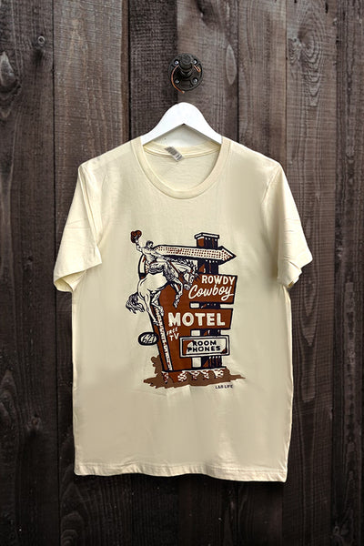 BC DTF COWBOY MOTEL - CREAM