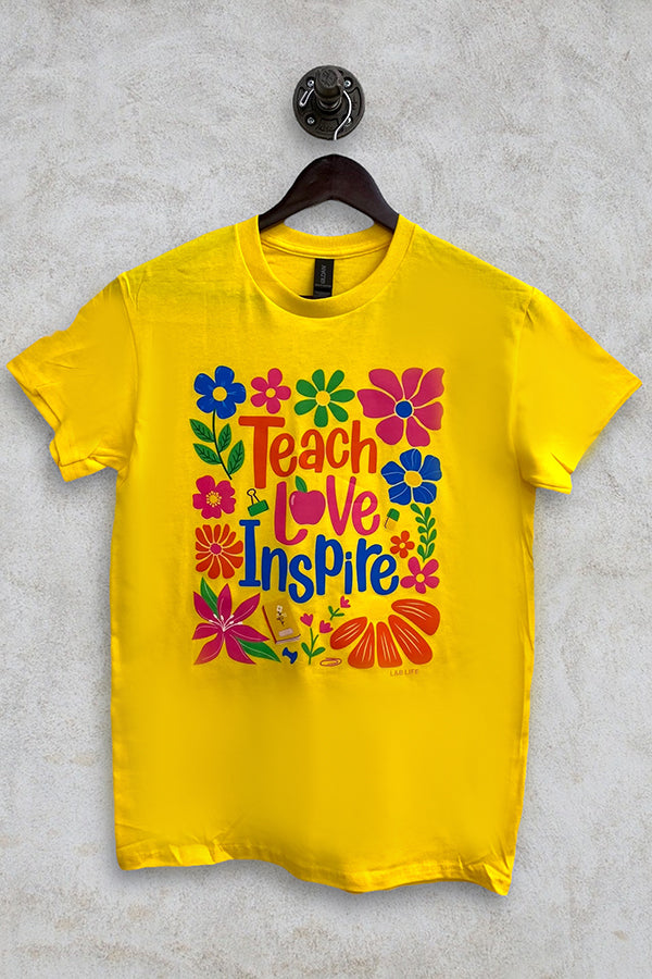 BC DTF TEACH LOVE INSPIRE - YELLOW