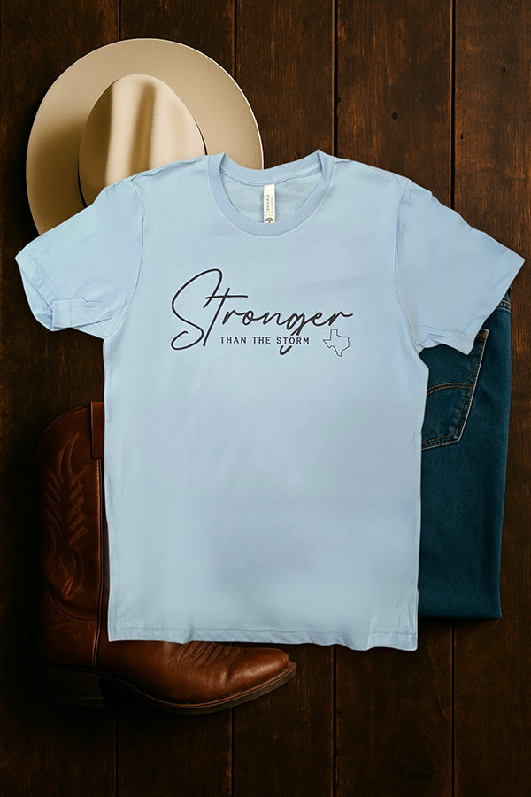 BC DTF STRONGER THAN THE STORM - LIGHT BLUE