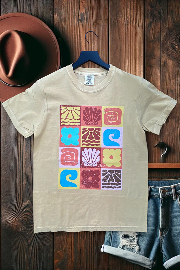 CC DTF SEASHELLS - MUSTARD