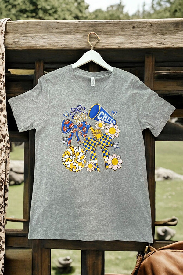 BC DTF CHEER BOWS - LIGHT GREY