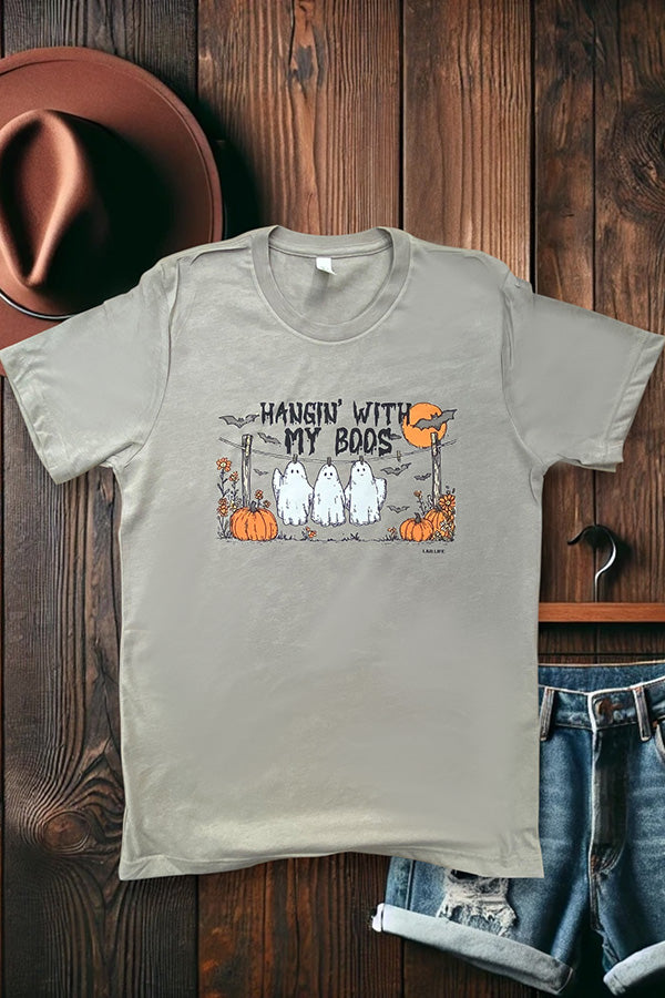 BC DTF HANGING WITH MY BOOS - STONE