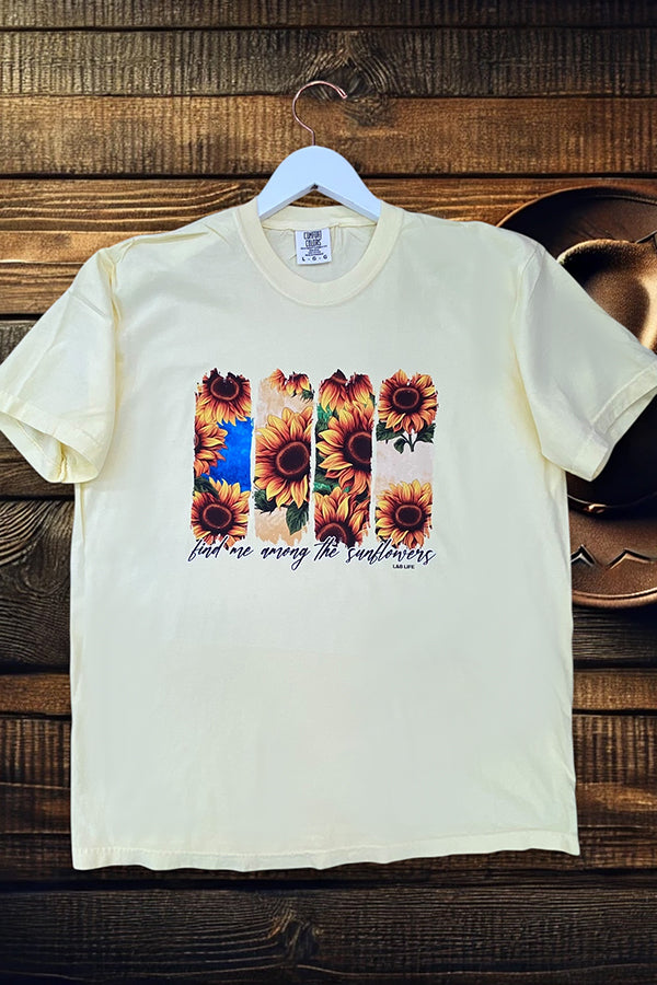 CC DTF FIND ME AMONG THE SUNFLOWERS - BANANA
