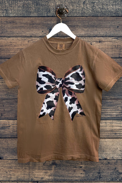 CC DTF COWHIDE BOW - ESPRESSO