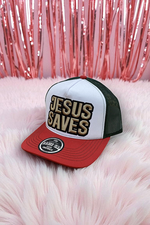 “Jesus Saves” Trucker Hat