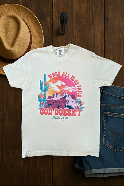 CC DTF WHEN ALL FAILS GOD DOESNT - IVORY