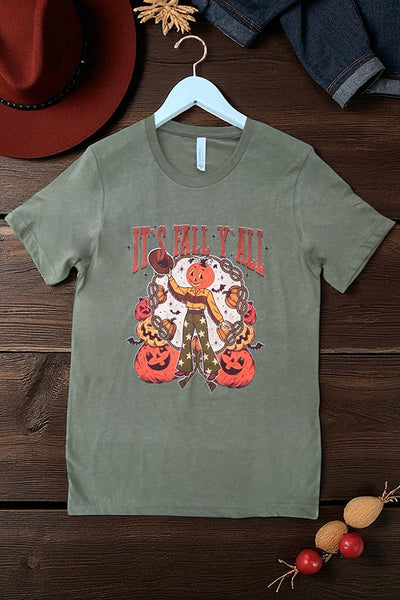 BC DTF ITS FALL YALL - OLIVE