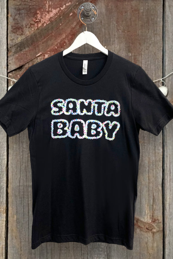 BC DTF SANTA BABY - BLACK