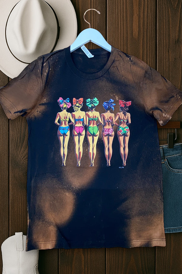 BC BL DTF BIKINI GIRLS - BLEACHED BLACK