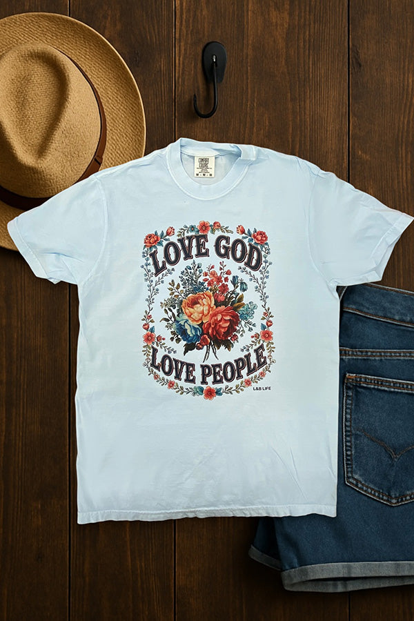 CC DTF LOVE GOD - CHAMBRAY