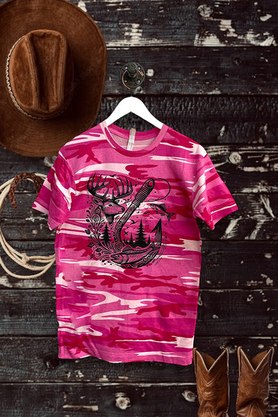 LAT APP DEER HOOK  - PINK CAMO