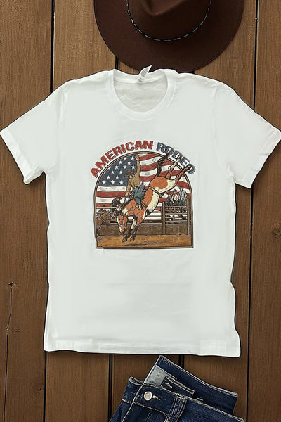 BC DTF AMERICAN RODEO - WHITE