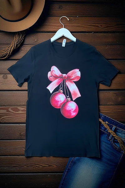 BC DTF BOW ORNAMENT - BLACK