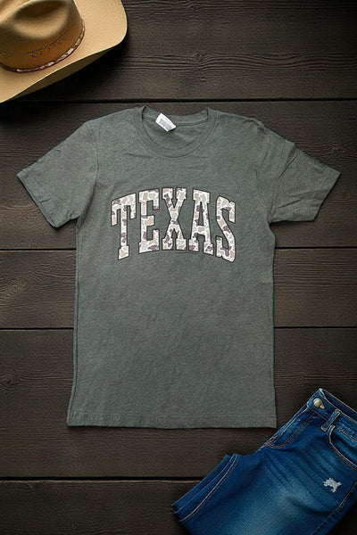BC DTF CAMO TEXAS - MILITARY GREEN