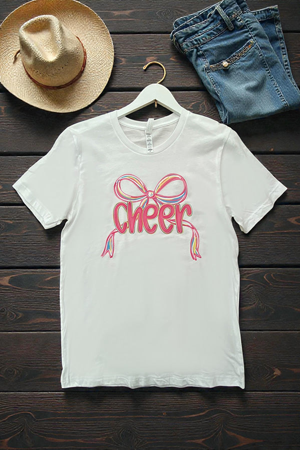 BC DTF BOW CHEER - WHITE