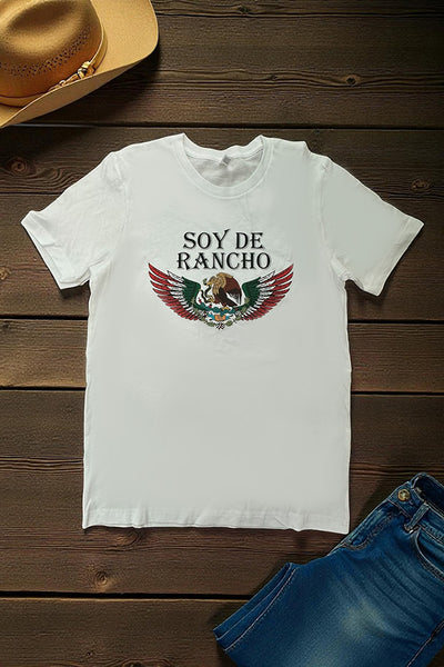 BC DTF SOY DE RANCHO - WHITE