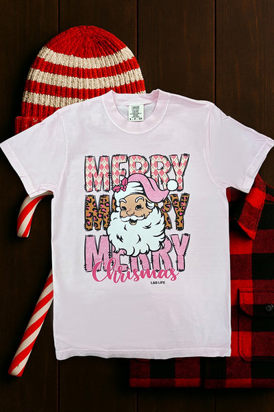 CC DTF MERRY MERRY MERRY CHRISTMAS - PINK