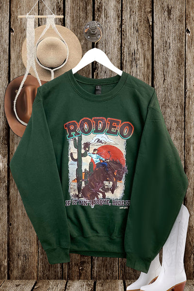 GILDAN SS DTF RODEO - FOREST GREEN