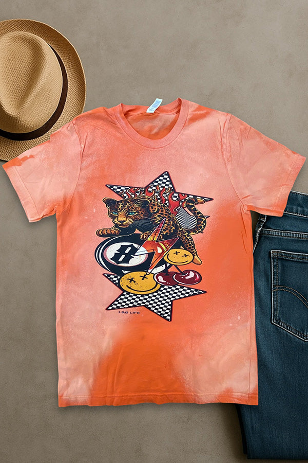 BC BL DTF STAR TIGER - BLEACHED ORANGE