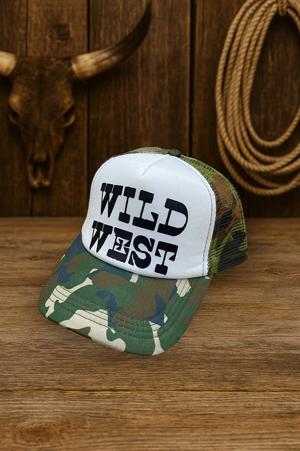 “Wild West” Camo Trucker Hat