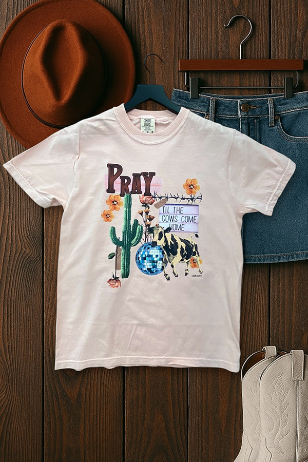 CC DTF PRAY UNTIL THEY COME HOME - PEACH