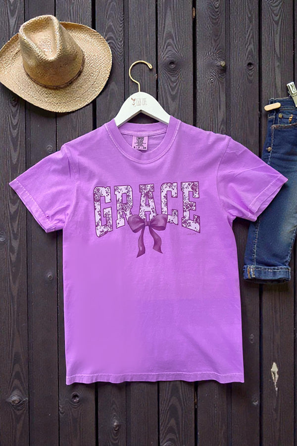 CC DTF AMEN BOW - NEON VIOLET