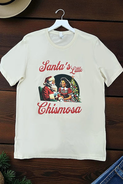 BC DTF SANTAS LITTLE CHISMOSA  - CREAM