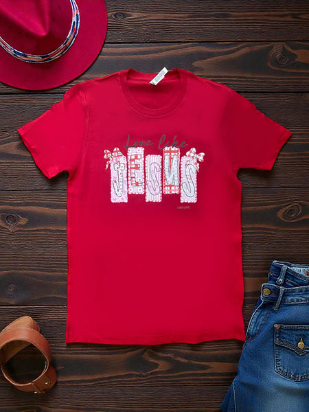 BC DTF LOVE LIKE JESUS - RED