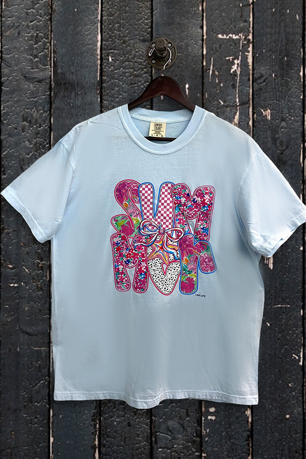 CC DTF SUMMER BOW - CHAMBRAY