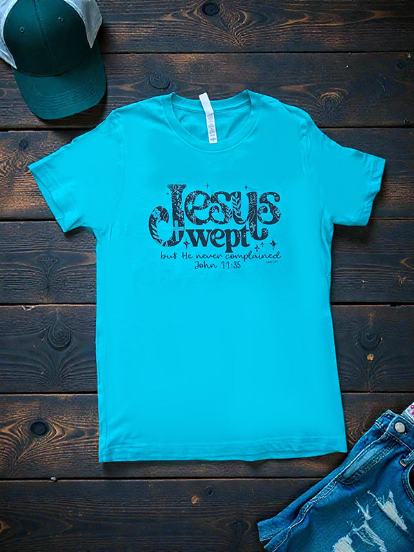BC DTF JESUS WEPT - TURQUOISE