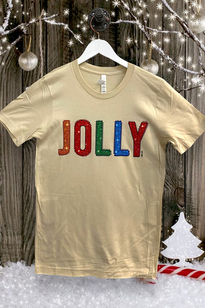 BC DTF GLITTER JOLLY - TAN