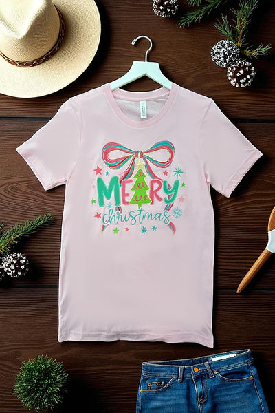 BC DTF MERRY CHRISTMAS - PINK