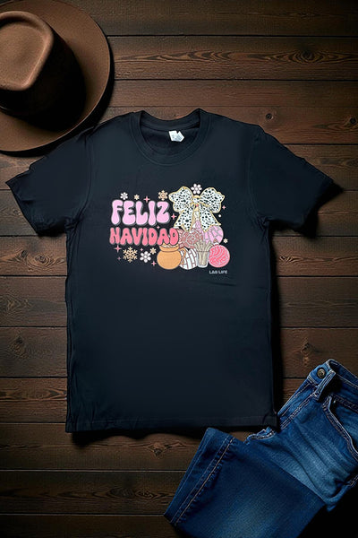 BC DTF FELIZ NAVIDAD - BLACK