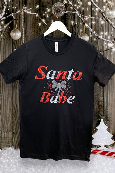 BC DTF SANTA BABE - BLACK